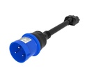Tesla Gen 2 to Cee 3pin Blue
