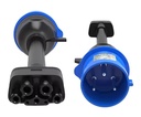 Tesla Gen 2 to Cee 3pin Blue